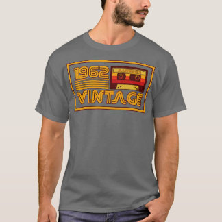 T-shirt Bande de cassette vintage Retro 1962