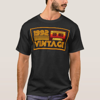 T-shirt Bande de cassette vintage Retro 1992