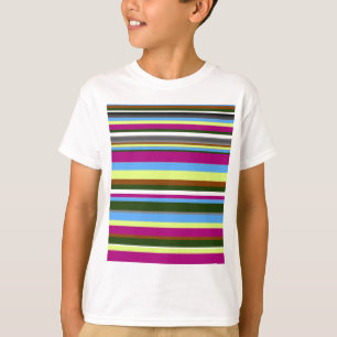 T-shirt Bande de concepteur Customisé coloré