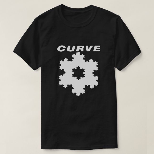 T-shirt Bande de courbe essentielle (Design devant)