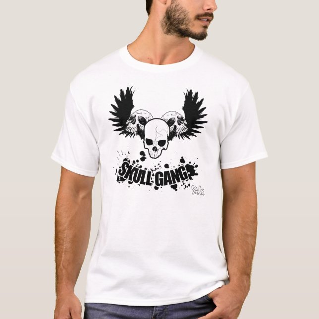 T-shirt Bande de crâne (Devant)