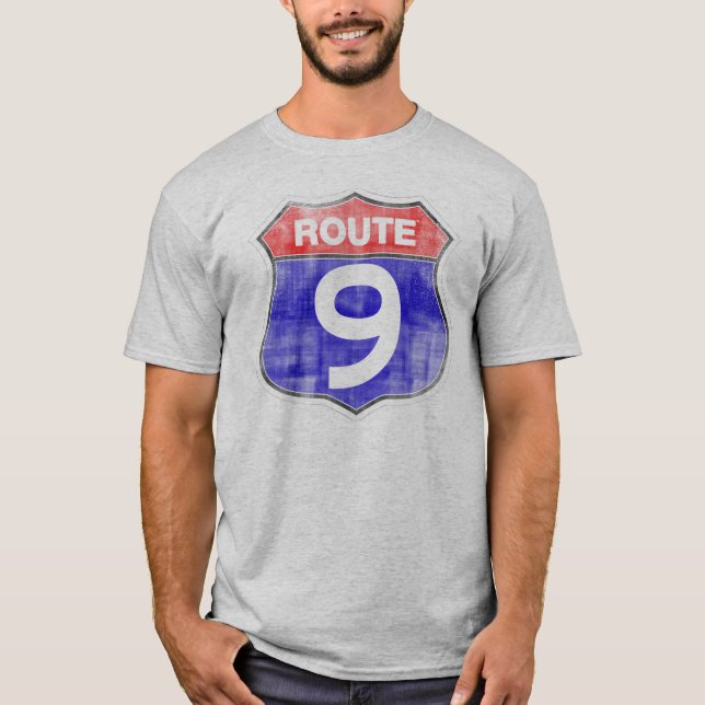T-shirt Bande de l'itinéraire 9 (Devant)