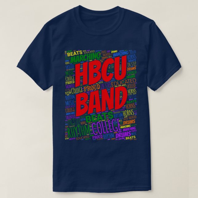 T-shirt Bande de marquage HBCU (Design devant)