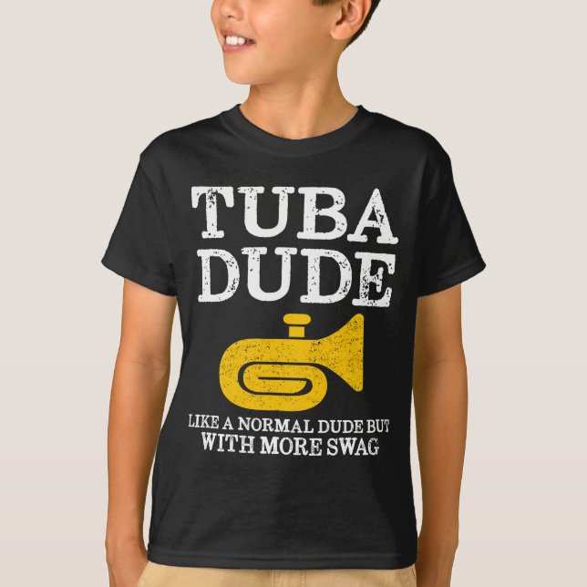 T-shirt Bande de Marquage scolaire Funny Tuba (Devant)