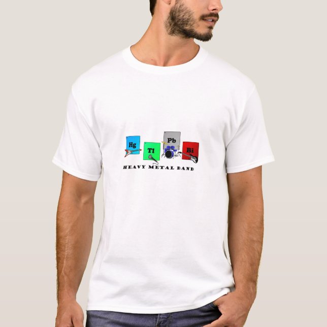 T-shirt Bande de métaux lourds (Devant)