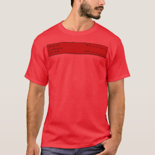 T-shirt Bande de preuve