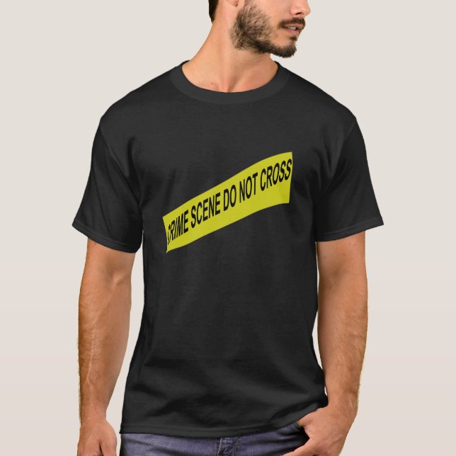 T-SHIRT BANDE DE SCÈNE DU CRIME (Devant)