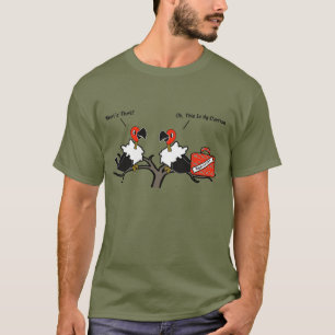 T-shirt Bande dessinée à main de bagage de charogne de