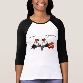 T-shirt Bande dessinée à main de bagage de charogne de