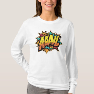 T-shirt Bande dessinée : AAAL ! Pop Art Long Sleeve