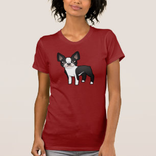 T-shirt Bande dessinée Boston Terrier
