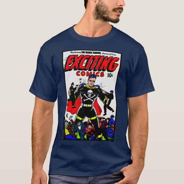 T-shirt bande dessinée classique des années 1940 (Devant)