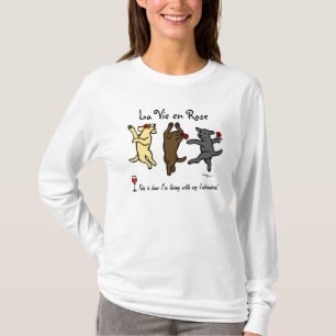 T-shirt Bande dessinée de danse heureuse de trio de