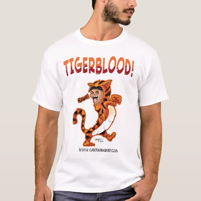 T-shirt Bande dessinée de Tigerblood (Devant)