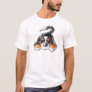 T-shirt Bande dessinée drôle de chien de montagne de
