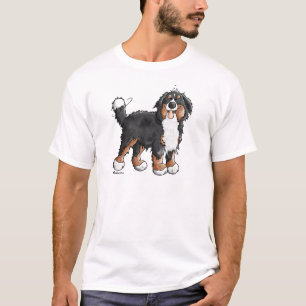 T-shirt Bande dessinée drôle de chien de montagne de