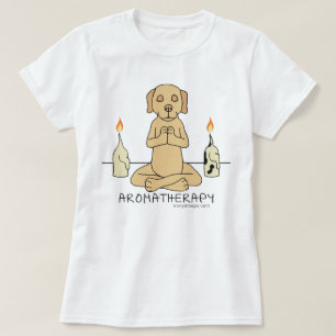 T-shirt Bande dessinée drôle de méditation d'aromathérapie