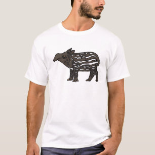 T-shirt Bande dessinée drôle de tapir d'AU