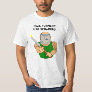 T-shirt Bande dessinée drôle d'UseScrapers Woodturning d