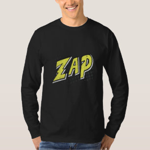 T-shirt Bande dessinée Effet sonore Boule d'action Whap