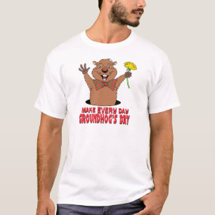 T-shirt Bande dessinée Groundhog
