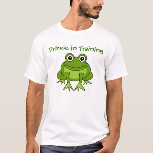 T-shirt Bande dessinée mignonne de grenouille - prince