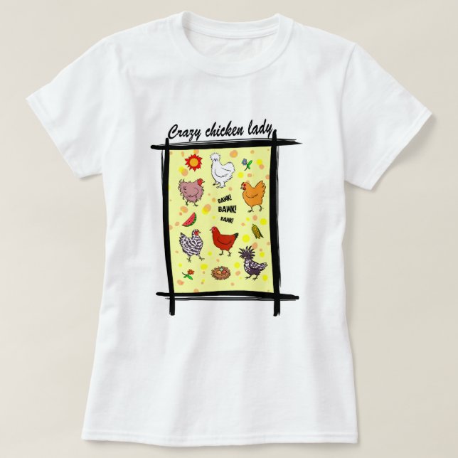 T-shirt Bande dessinée sans couture mignonne de motif de (Design devant)