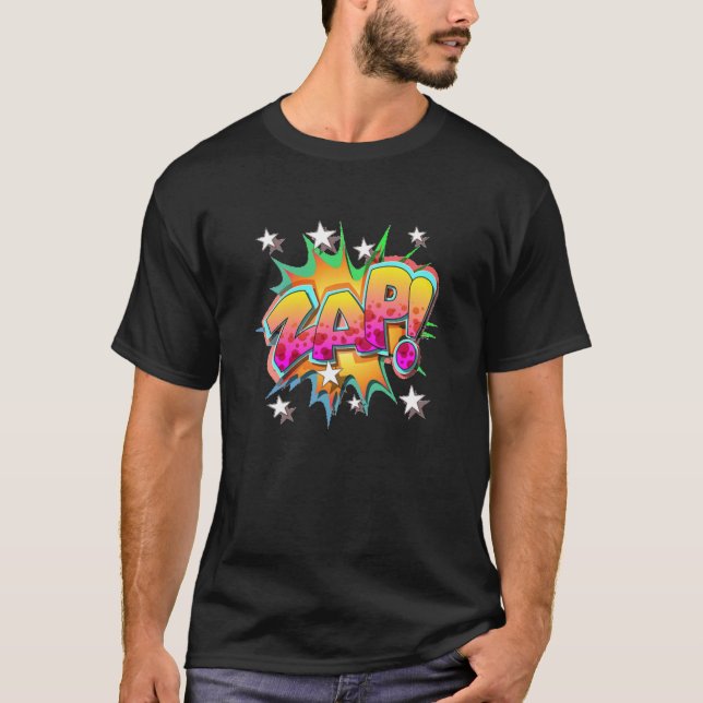 T-shirt Bande dessinée Zap (Devant)