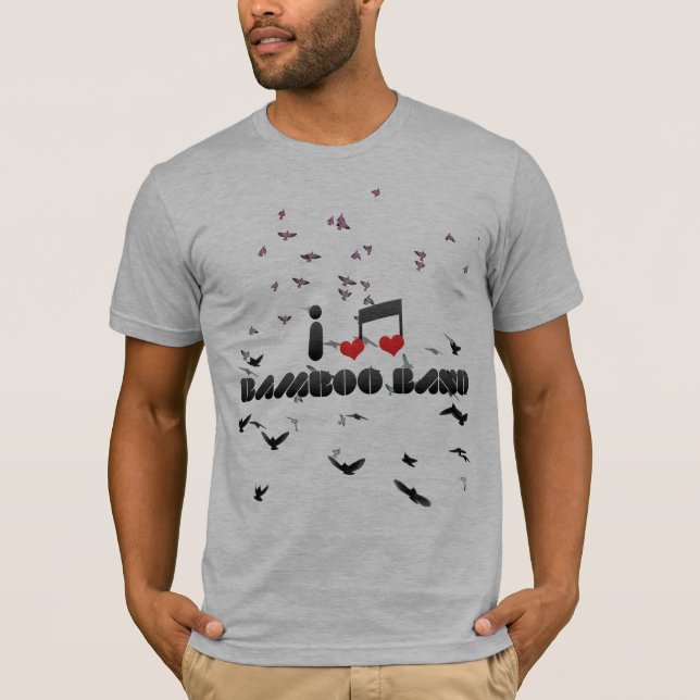 T-shirt Bande en bambou (Devant)