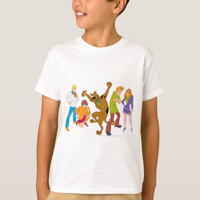 T-shirt Bande entière 16 Mystery Inc (Devant)