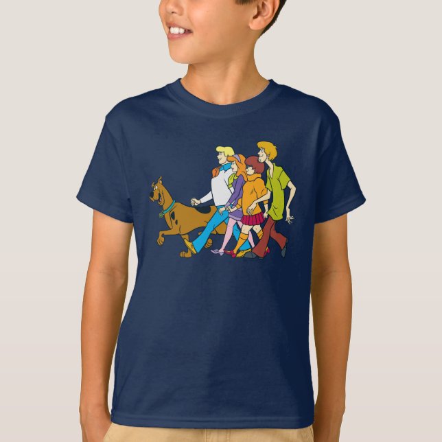 T-shirt Bande entière 18 Mystery Inc (Devant)