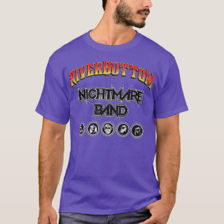 T-shirt Bande nocturne inférieure de la rivière