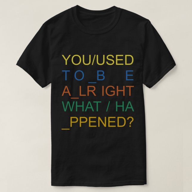 T-shirt bande RADIOHEAD dans les arcs-en-ciel Essential T- (Design devant)