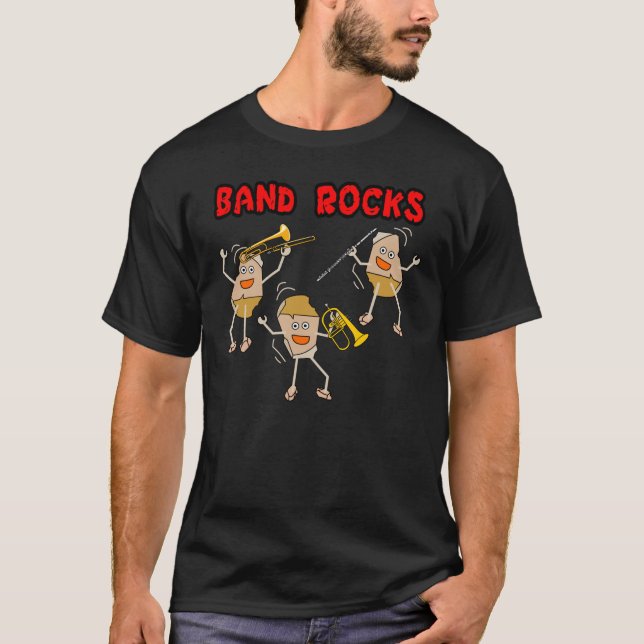 T-shirt Bande Rocks (Devant)