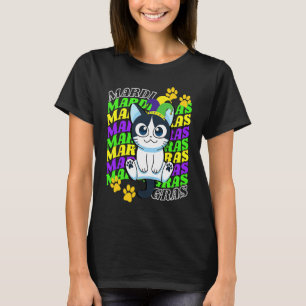 T-shirt Bandeau de tête de chat Mardi Gras Accessoires de