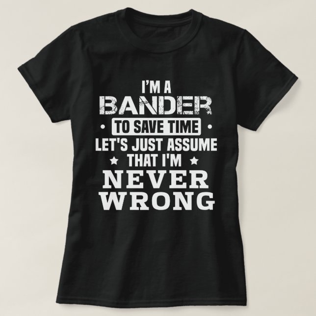 T-shirt Bander (Design devant)