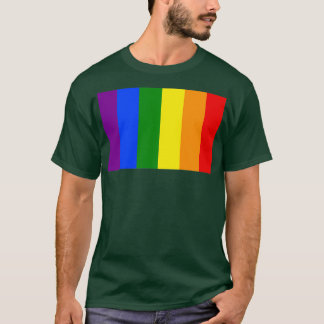 T-shirt Bandes arc-en-ciel vertical