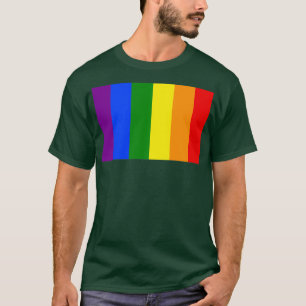 T-shirt Bandes arc-en-ciel verticales