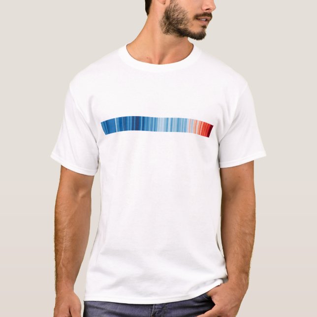 T-shirt Bandes de réchauffement, graphique du changement c (Devant)