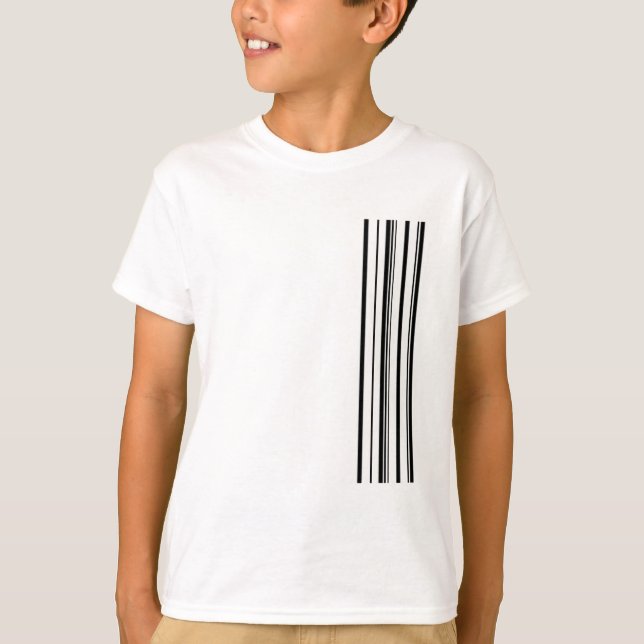 T-shirt Bandes noires (Devant)
