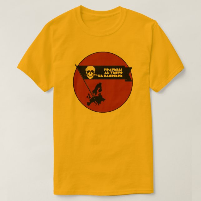 T-SHIRT BANDIERA NERA (Design devant)