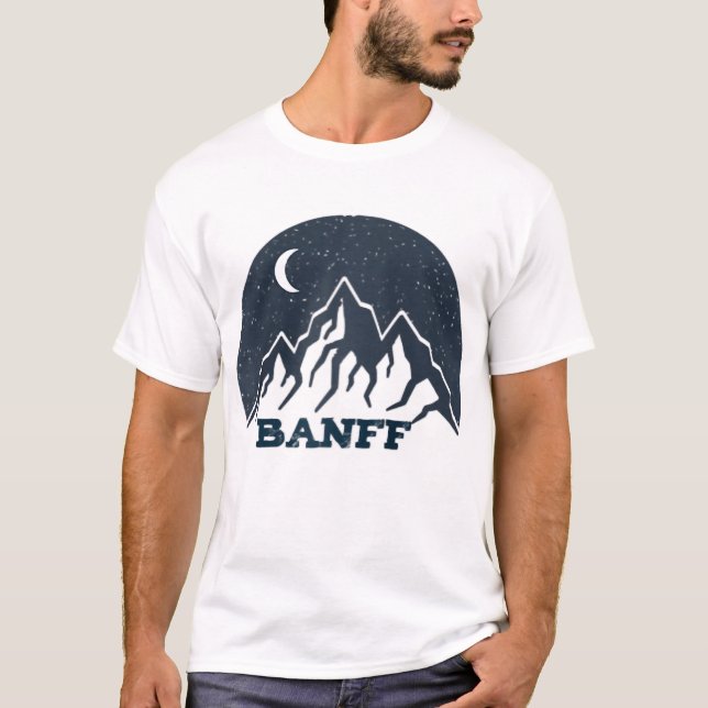 T-shirt Banff Alberta Journée du Canada Montagnes Camping (Devant)