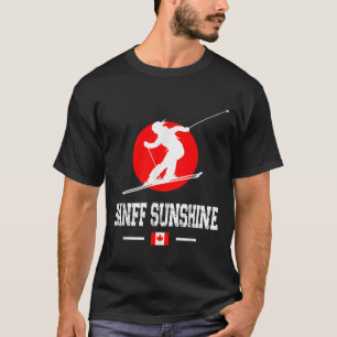T-shirt Banff Sunshine Canada Station de ski Montagnes Roc