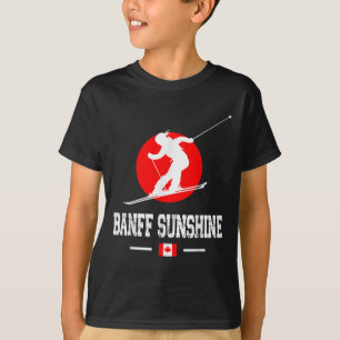 T-shirt Banff Sunshine Canada Station de ski Montagnes Roc