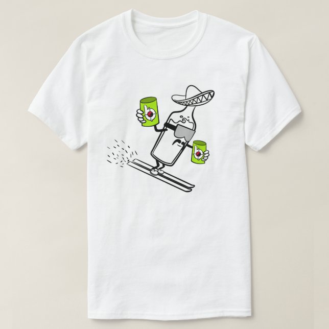 T-shirt BANG TEQUILA BANG SLOPES EDITION (Design devant)