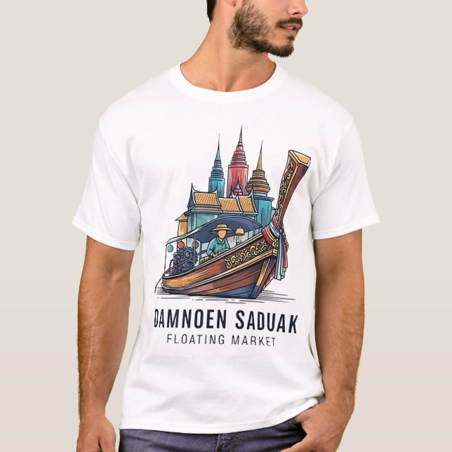 T-SHIRT BANGKOK FLOATING MARKET (Devant)