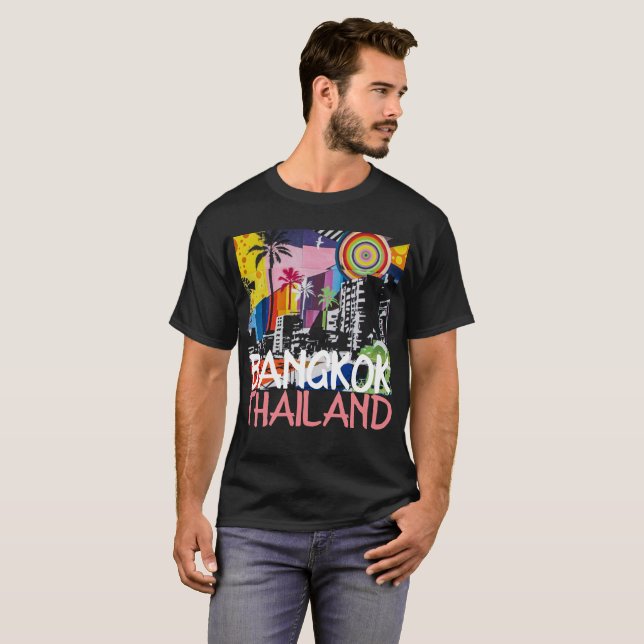 T-shirt Bangkok, Thaïlande : Un graffiti (Devant entier)