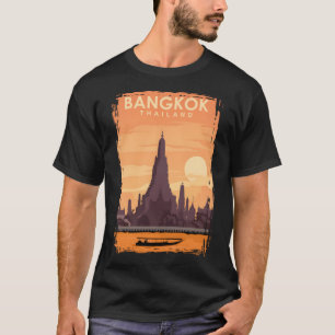 T-shirt Bangkok Travel Poster Art