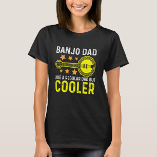 T-shirt Banjo Dad Stringband Instruments Acoustiques Guita