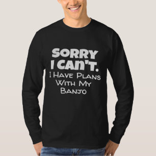 T-shirt Banjo Pour Joueurs Et Musique